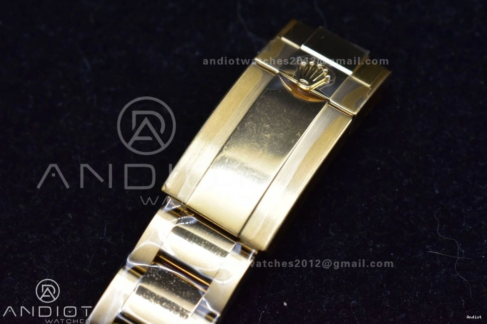 Best 1:1 Black Markers Clean 116505 Bracelet Daytona Edition V2 YG Dial SA4130 on YG 0212